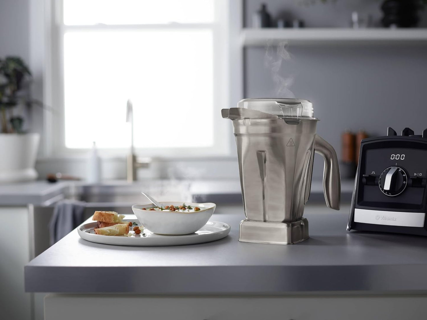48 oz Vitamix Stainless Steel Container - Durable Blender Jar