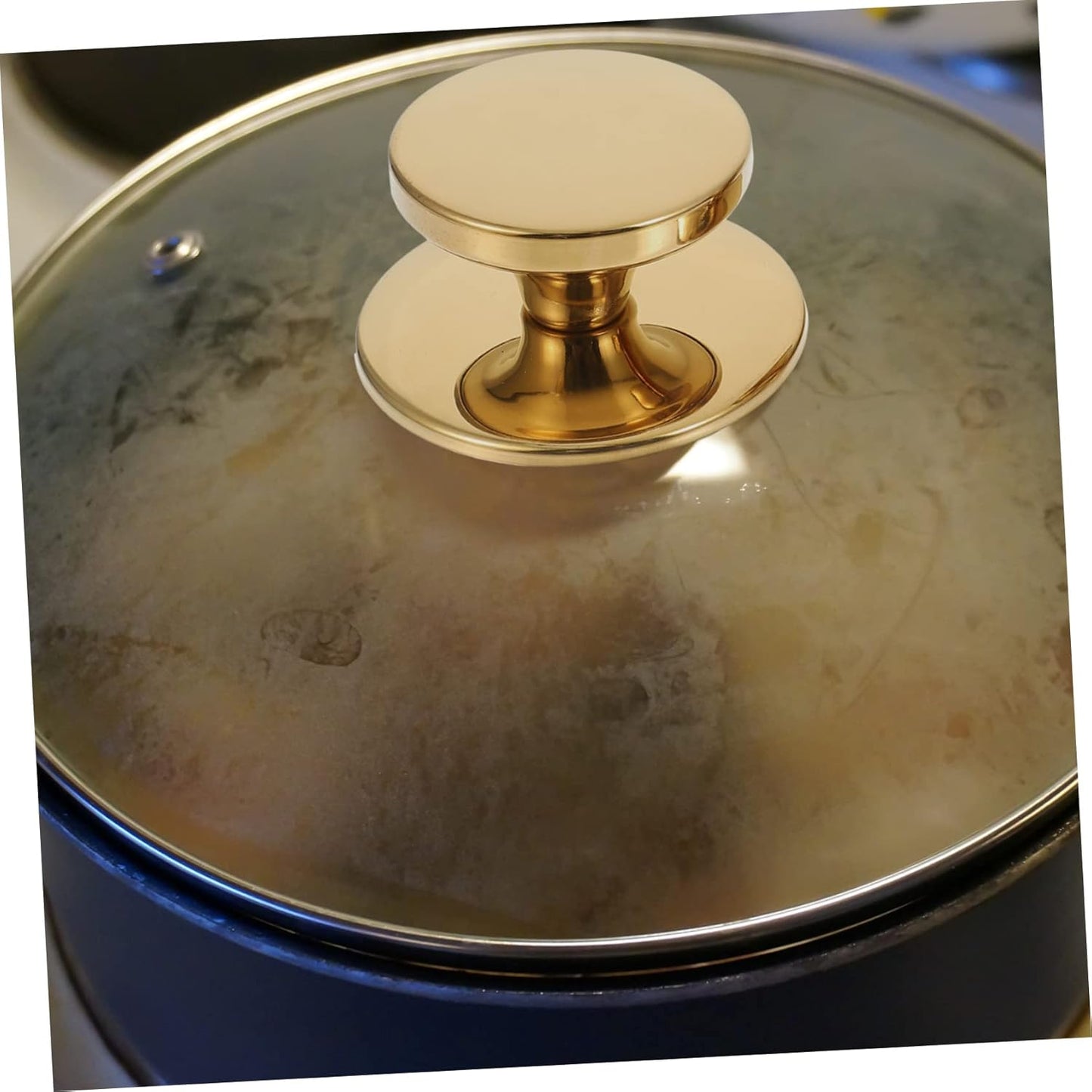 4Pcs Heat Resistant Stainless Steel Pot Cover Handles for Easy Pan Lid Handling