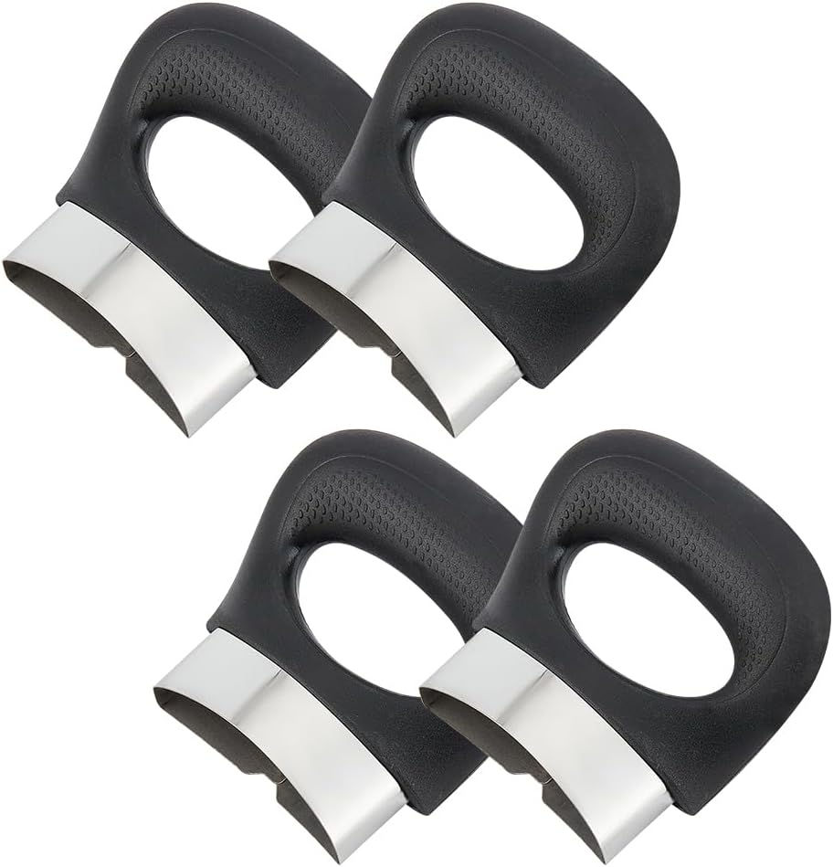 4pcs Pressure Cooker Handle Replacement Set - Anti-Scalding Pot Side Handles for Metal Pressure Pans