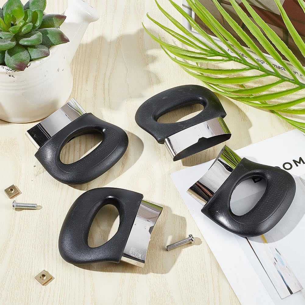 4pcs Pressure Cooker Handle Replacement Set - Anti-Scalding Pot Side Handles for Metal Pressure Pans