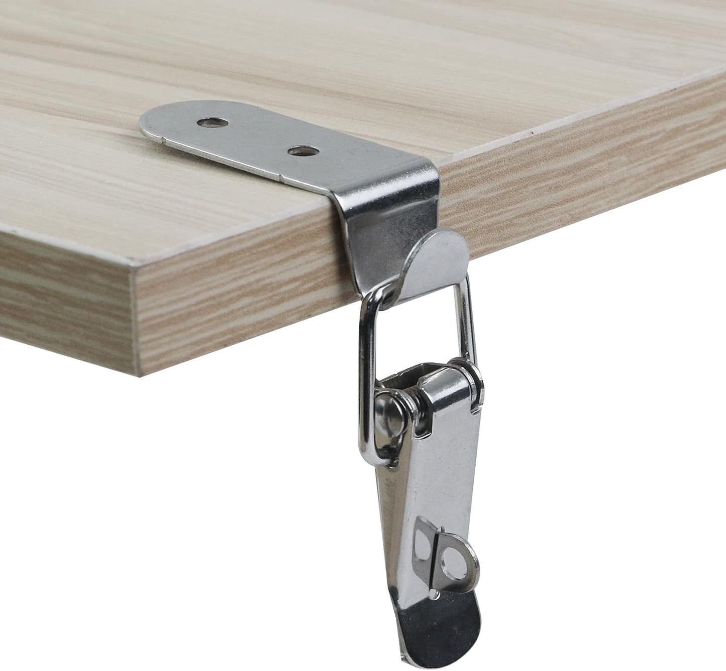 4Pcs Stainless Steel Spring Toggle Latch with Padlock Hole 90 Degree for Tool Box, Cabinet, Chest