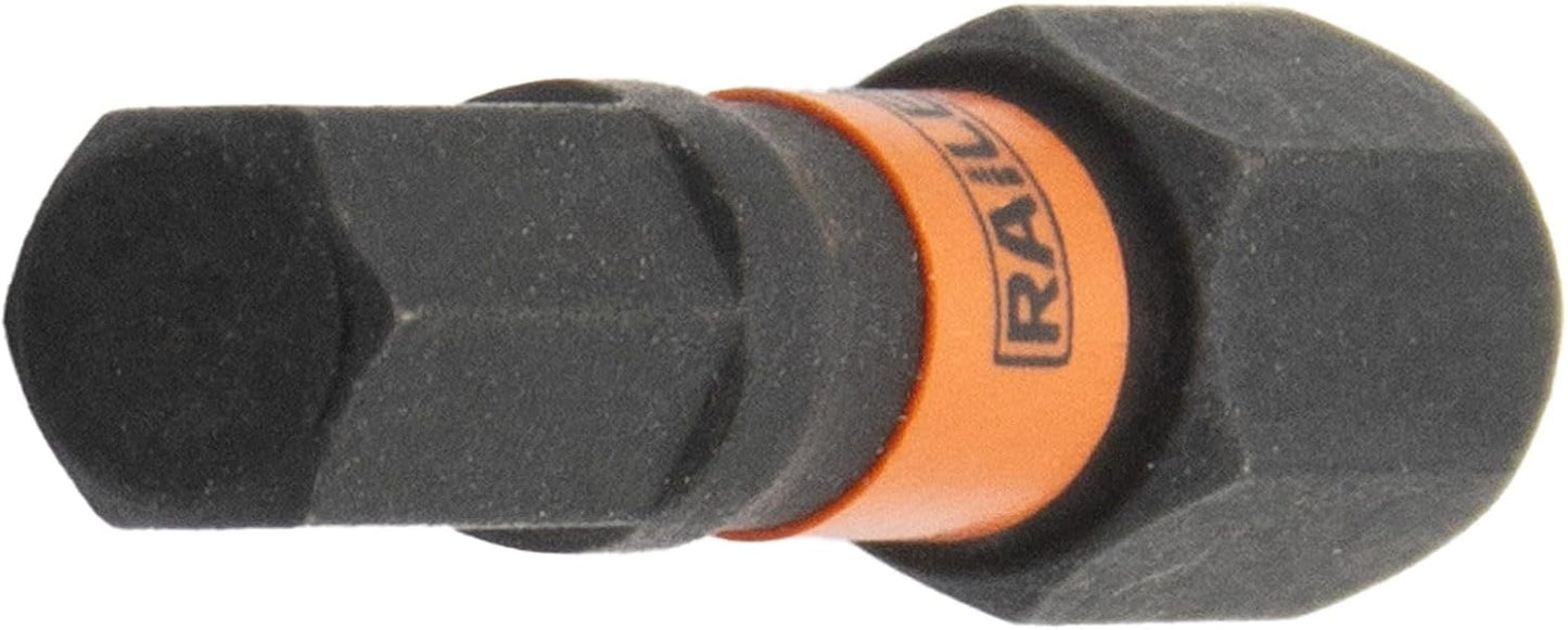 5 Pack of 3/32" Hex Impact Driver Bits with Quick Release Railer Allen Wrench Drill Hex Bits - S2 Steel, 2 inch Length