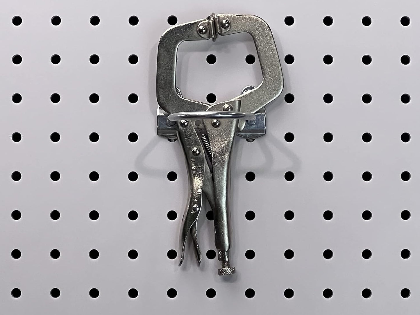5-Pack Triton Products 76325 DuraHook Double Mount U-Shape Pegboard Hooks, Zinc Plated Steel, 2-7/8" L, 1-3/4" I.D. - Compatible with DuraBoard, 1/8" and 1/4" Pegboard