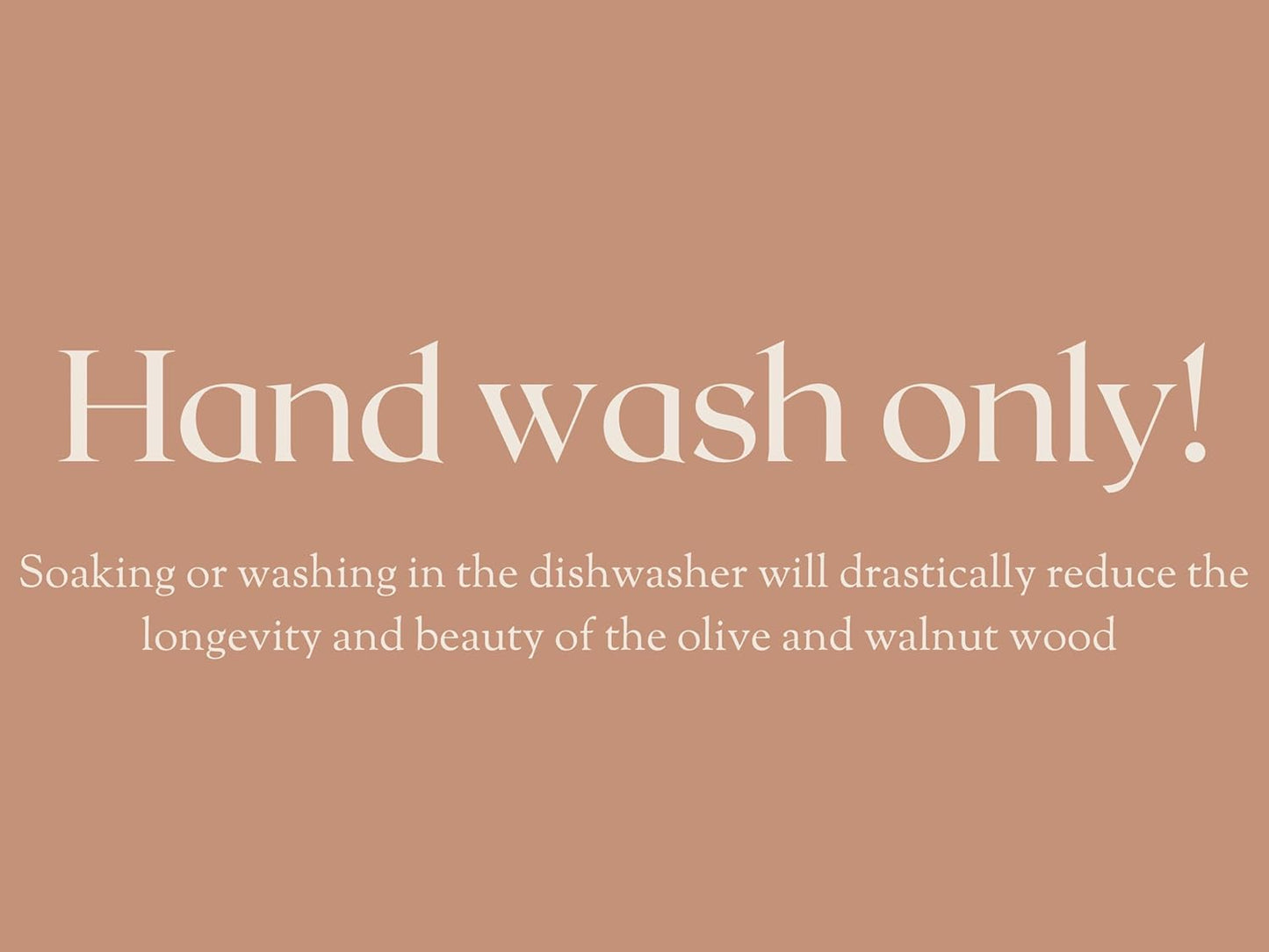 5-Piece Olive Wood Kitchen Utensil Set - Turner, Tongs, Slotted Spoon, Ladle, 12" Spoon - Best for Cooking with Nonstick Cookware