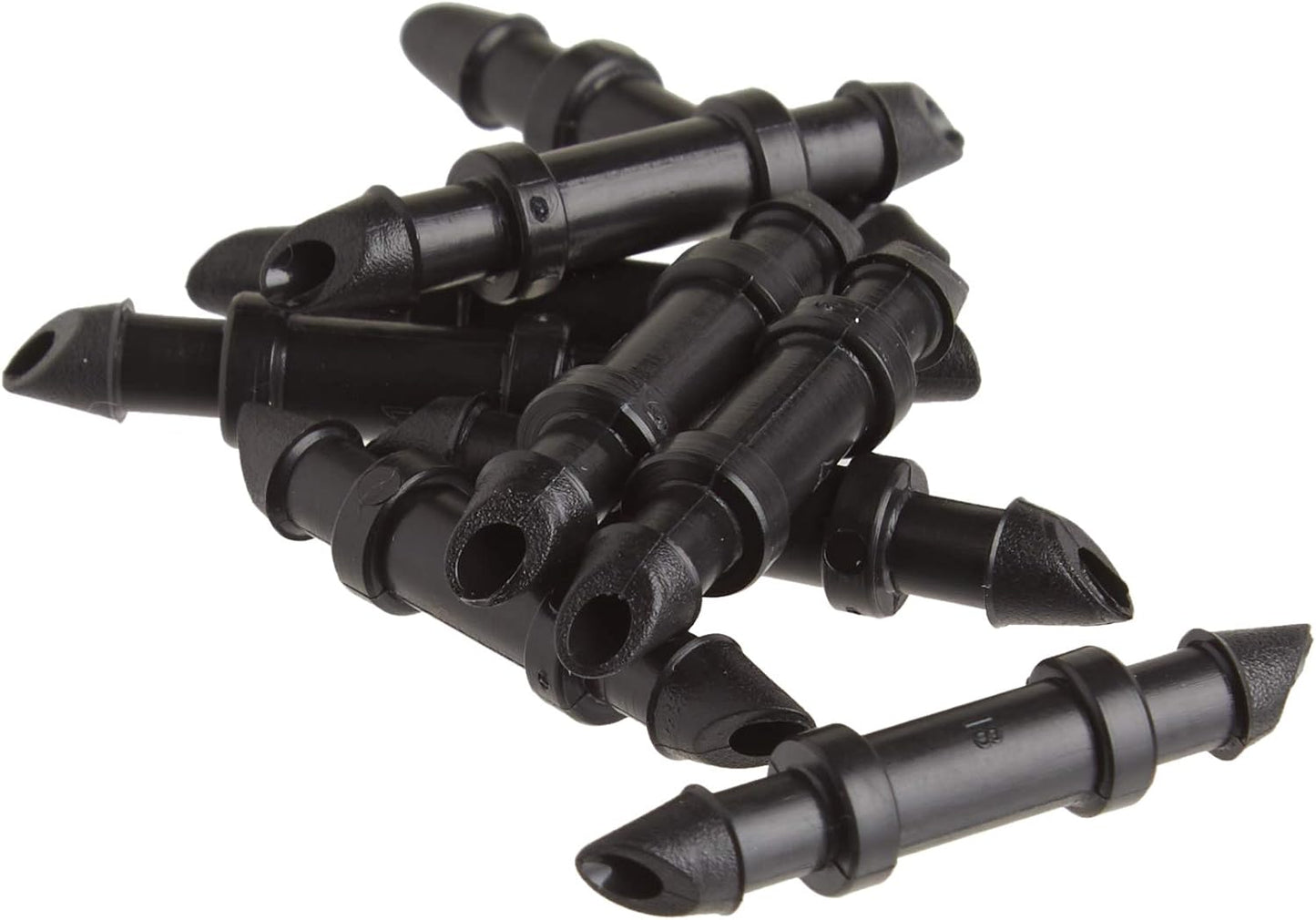 50 Pack Raindrip 312050B Single Barbed Coupling Connectors for 1/4-Inch Drip Irrigation - Ideal for Trees and Shrubs