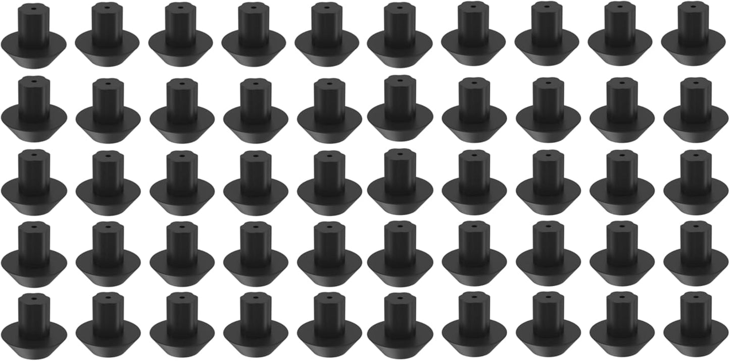 50 Pack WB2K101 Gas Range Stove Grate Rubber Feet for Kenmore Kitchenaid - Replaces WB02K0101 WB02T10461 AP2622260 PS241358