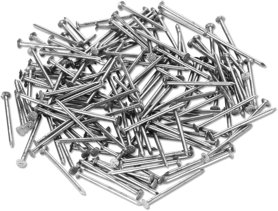 50 PCS MewuDecor 4.0 x 100mm Flat Nails for Picture Wall Hanging - Wood & Common Nails