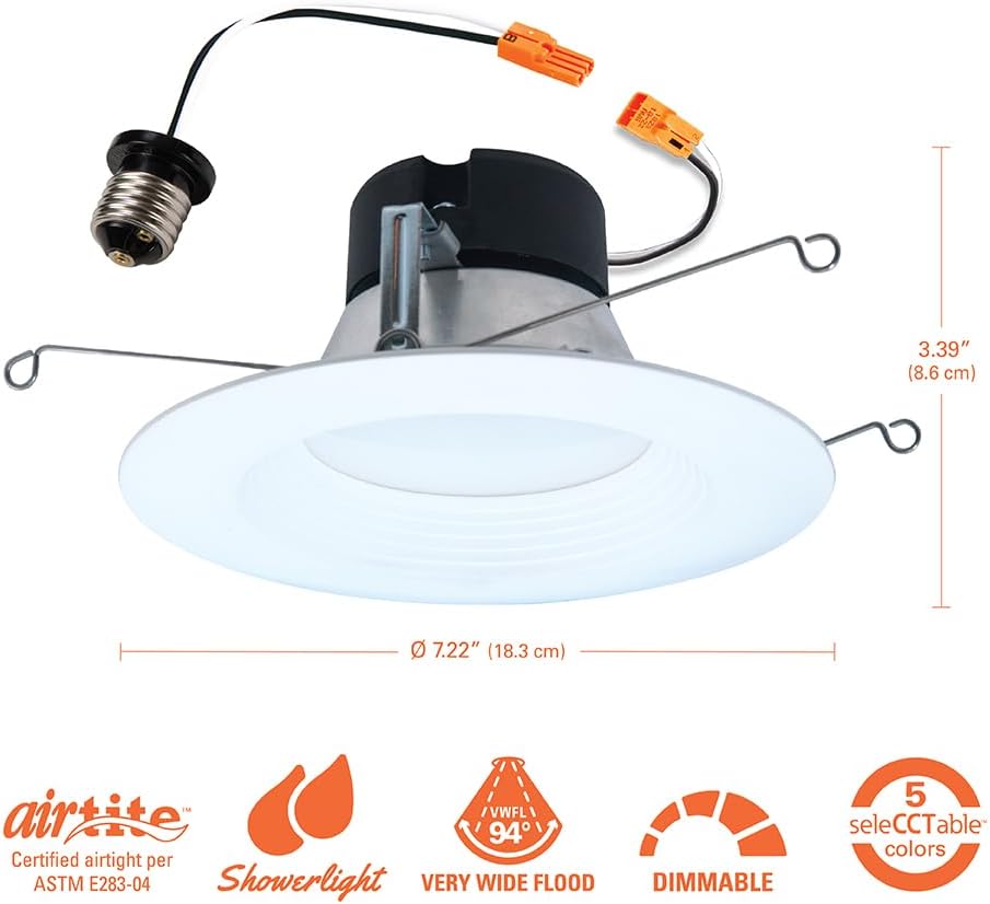5CCT Baffle Trim LED Retrofit Module for HALO LT 5-inch and 6-inch - 750 Lumens
