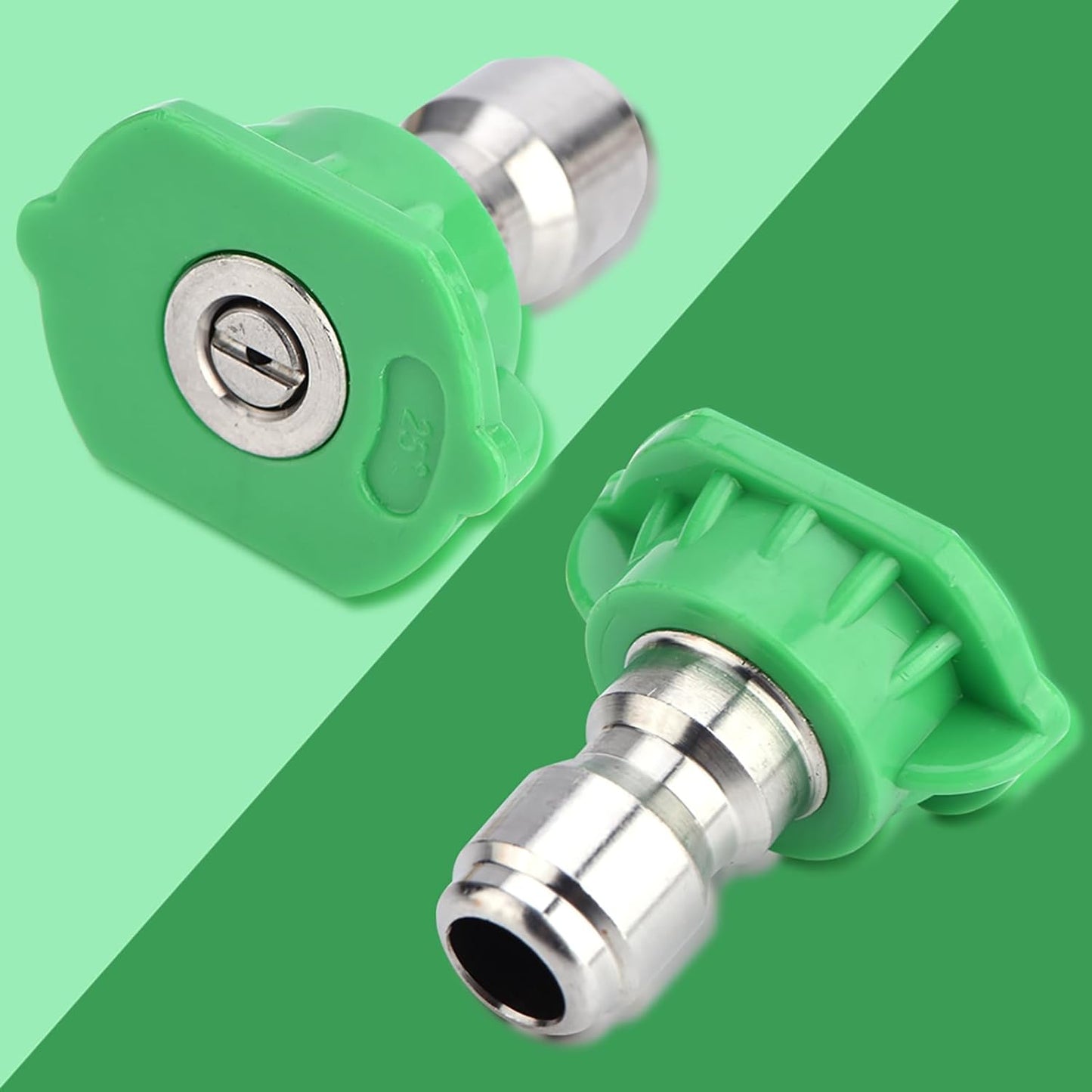 5pcs 4000 PSI Pressure Washer Spray Nozzles Set with Variety Degrees for Quick Connect - HAOHIZE