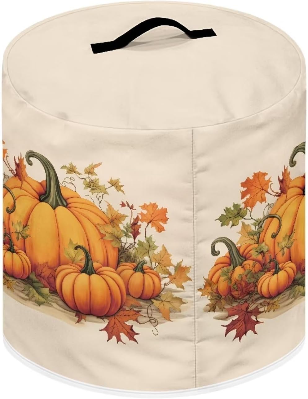 6 Quart Instant Pot, Rice Cooker, Air Fryer Dust Cover w/ Pocket - Stain Resistant, Easy to Clean - Pumpkin Fall Leaf Design