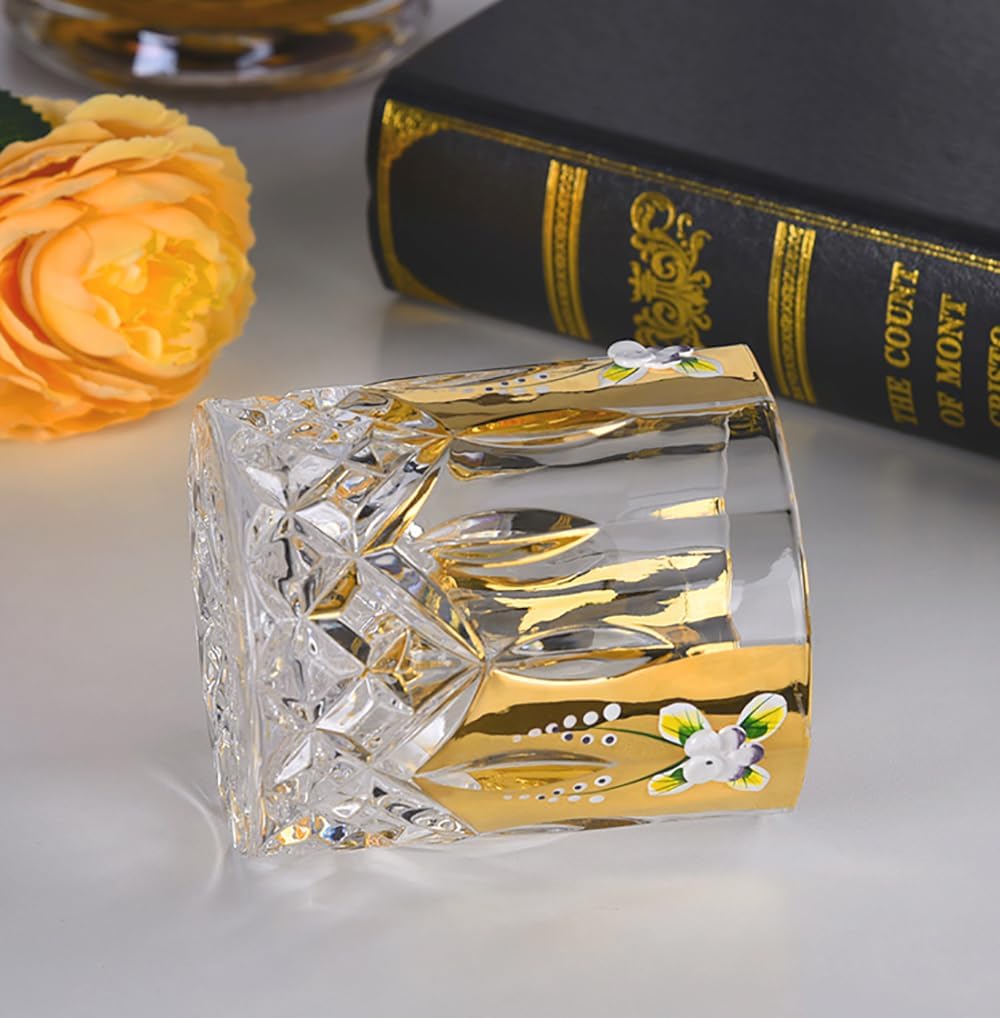 7-Piece Crystal Whiskey Decanter Set with Glasses for Men - Perfect Gift for Whiskey Lovers and Dads