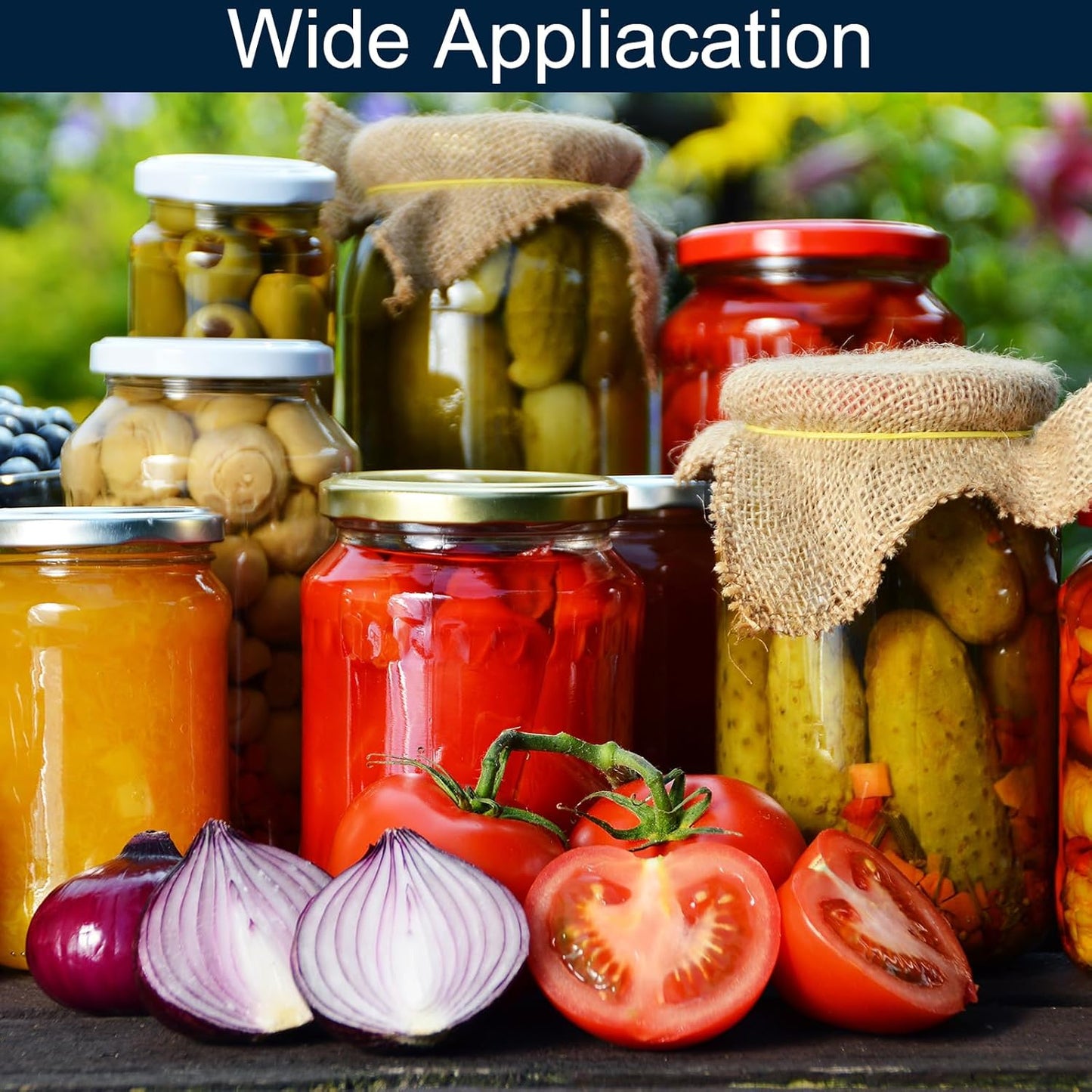 7-Piece Home Canning Kit Set with Essential Tools for Canning Jars - Red Color