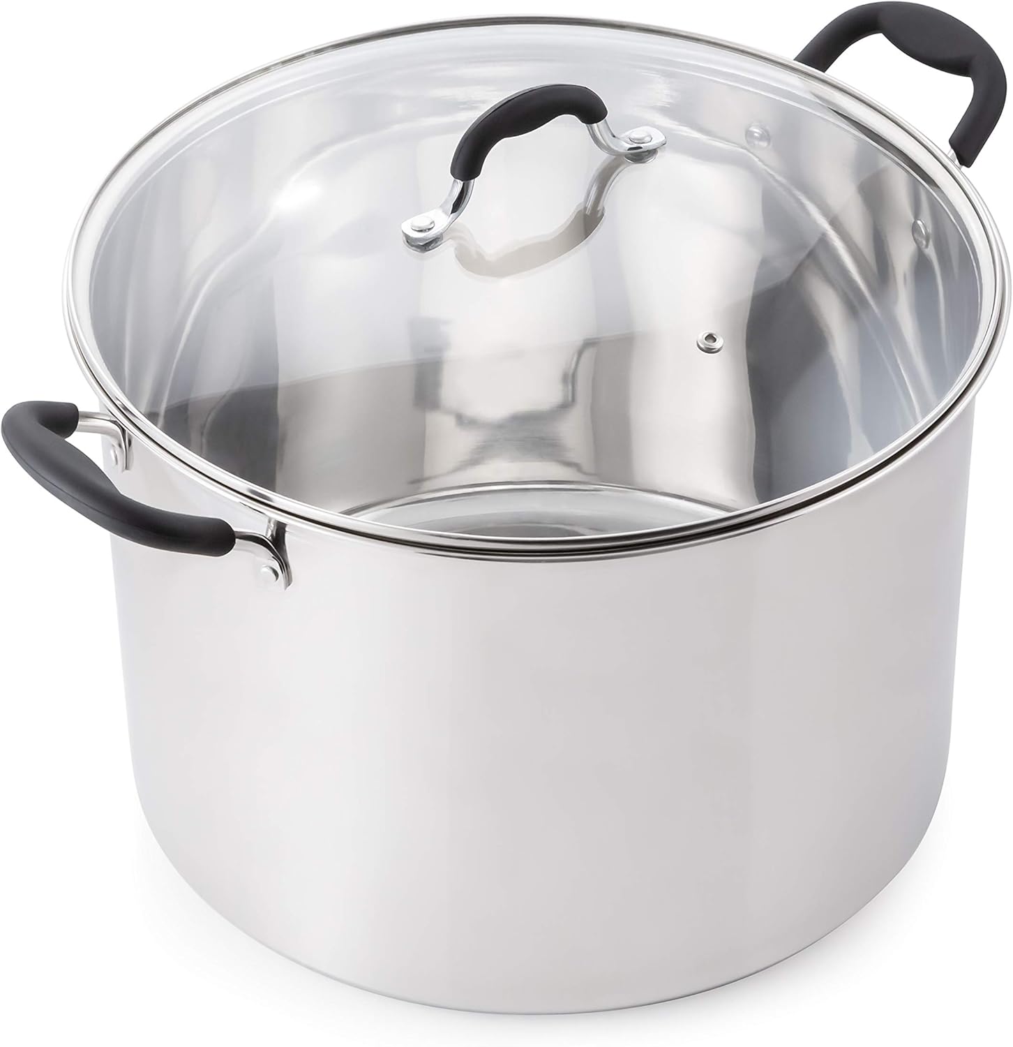 7-Piece Stainless Steel Water Bath Canner Set with Induction Capable 21.5Qt Pot and Accessories