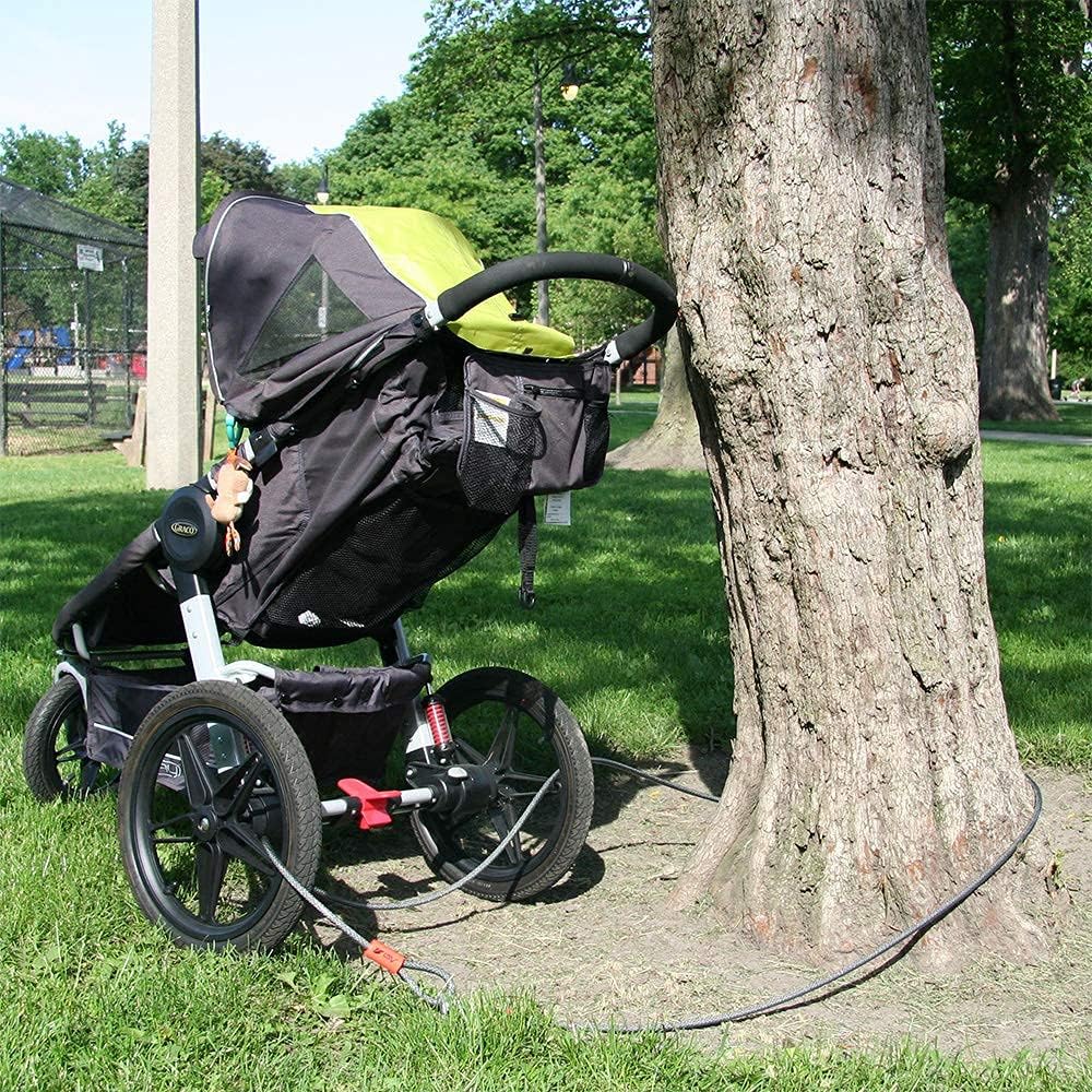 7FT Heavy-Duty Security Cable Lock with Loops - 10mm Cut-Resistant Braided Steel Cable - Weatherproof Bike Lock - Security Chain for Padlock - WildKart