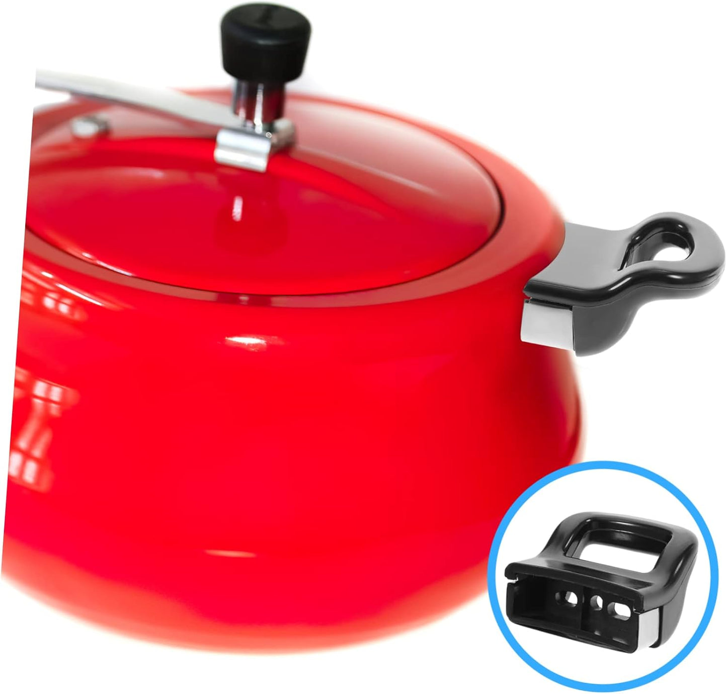 8 Pcs Pressure Cooker Auxiliary Handle Set - Replacement Pot Grip, Steamer Pan Handle, Anti-Scald Frying Pan Handle, Wok Accessories - Kitchen Gadget for Pans - Durable Plastic Handles