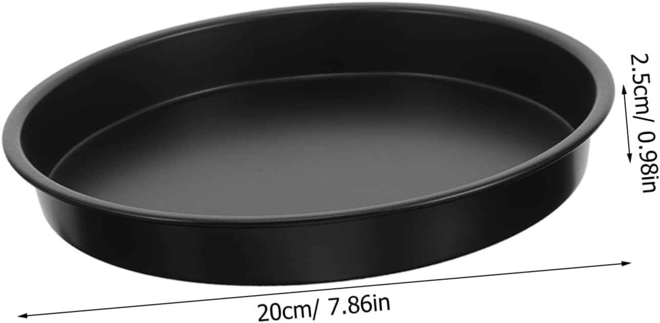 9-Piece Air Fryer Pizza Oven Accessories Set - Non-Stick Skillets, Frying Pan, Egg Steamer Rack, Stainless Steel Clip