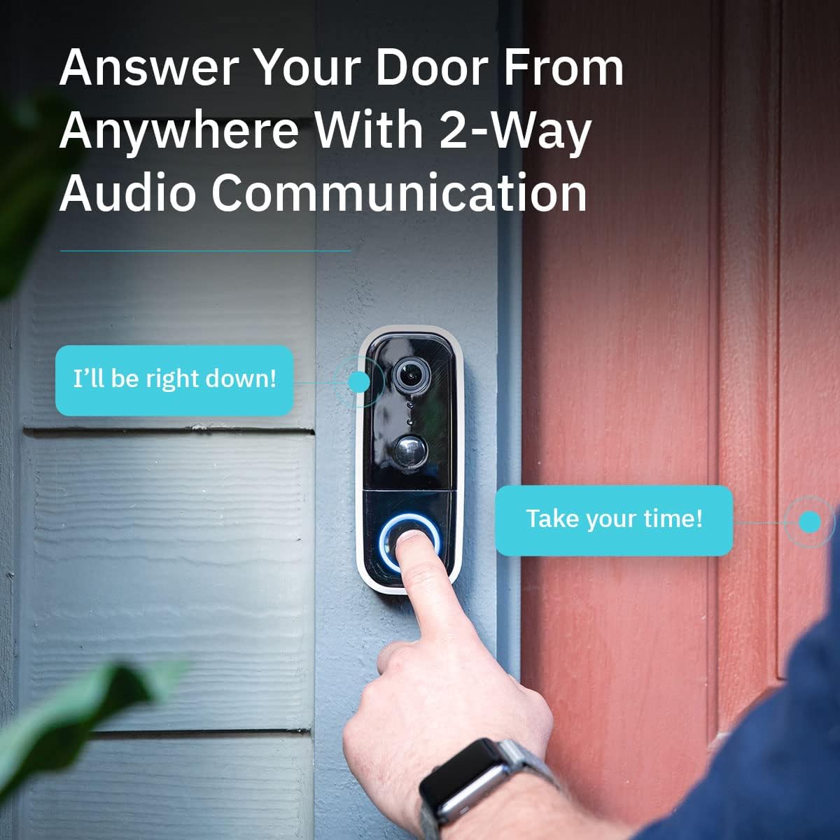 abode 2 Wired Camera and 1 Wireless Video Doorbell Bundle