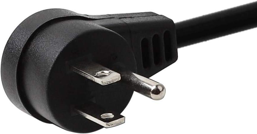 ACBROAD 15 Amp to 20 Amp Plug Adapter Cable - UL Listed 14AWG, 1 Foot, NEMA 5-15P to 5-15/20R - 15 Amp Household Plug to 20 Amp T-Blade Power Cable