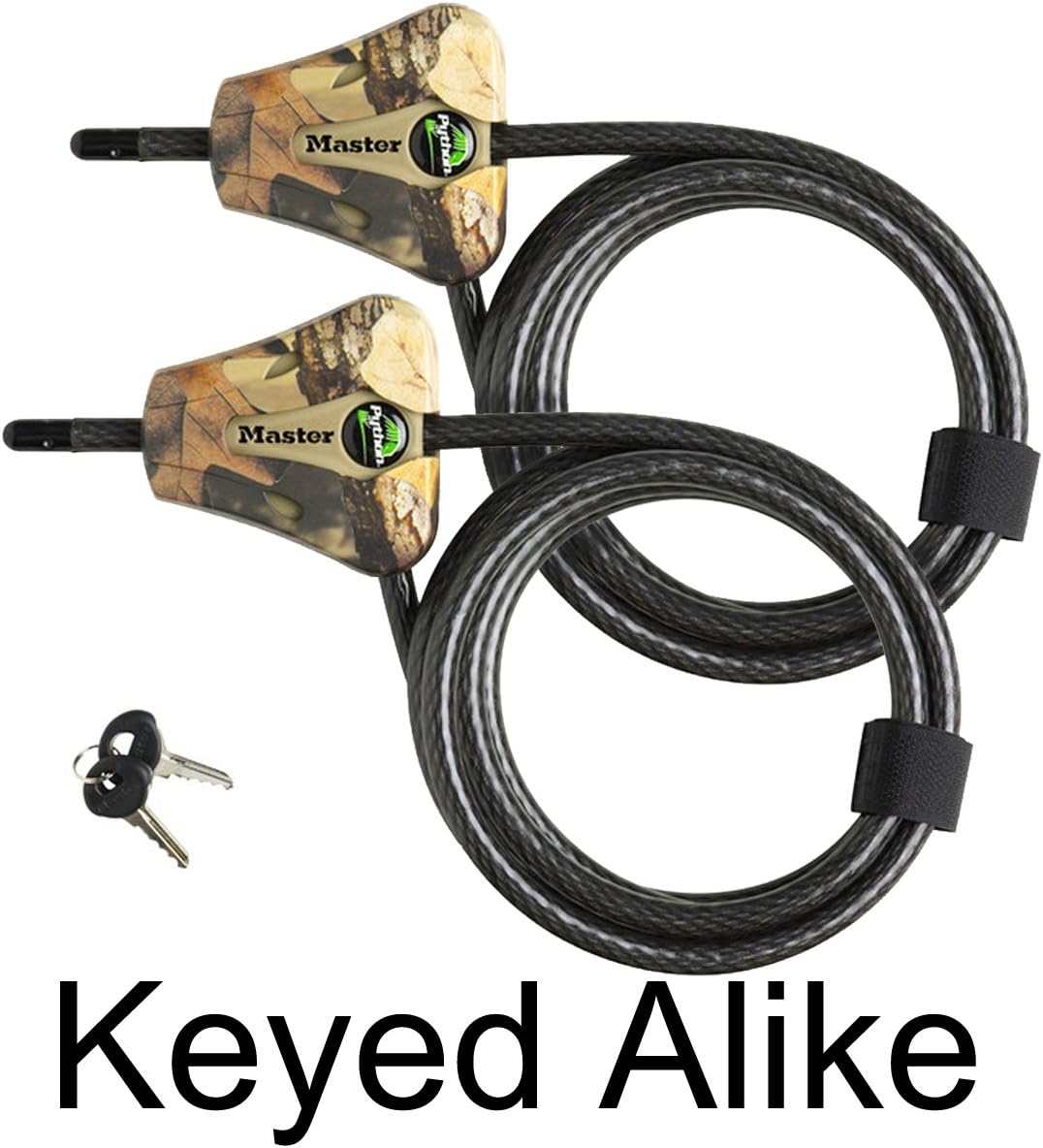 Adjustable Camouflage Cable Locks for Trail Cameras by Master Lock - Python Series 8418KA-2 CAMO
