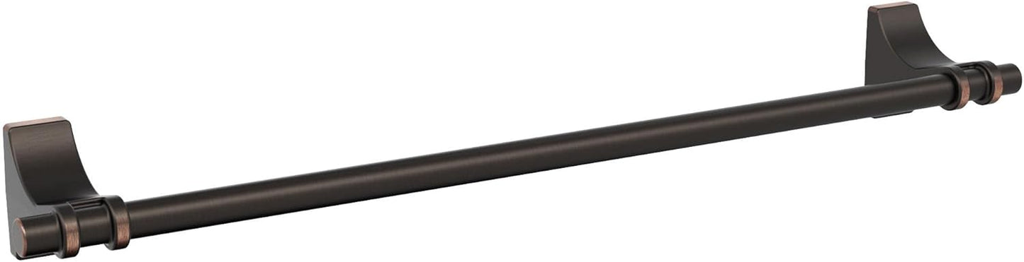 Amerock Davenport BH36053ORB Oil Rubbed Bronze 18" Towel Bar Rack for Bathroom Hardware and Bath Accessories