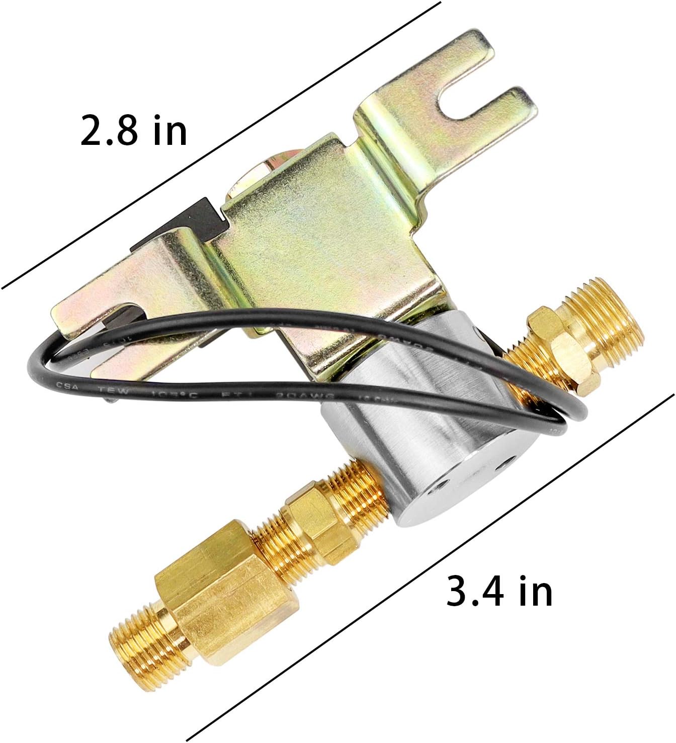 AMI PARTS 990-53 Universal 24V Humidifier Solenoid Valve Assembly for GeneralAire - Fits 1042, 1042L, 1042LH, 1137 - Replacement Water Valve
