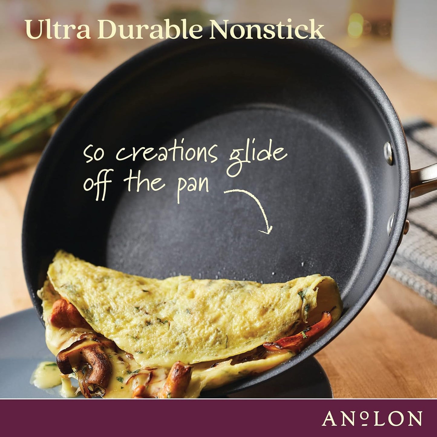 Anolon Advanced 8.5-Quart Hard-Anodized Dutch Oven Multi Steamer Set, Graphite - Versatile Cookware