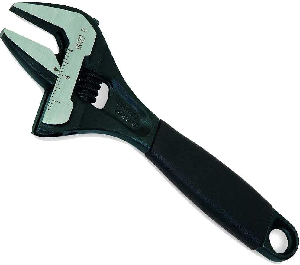 Bahco Ergo Big-Mouth Adjustable Wrench Set - 8 Inch and 6 Inch Sizes