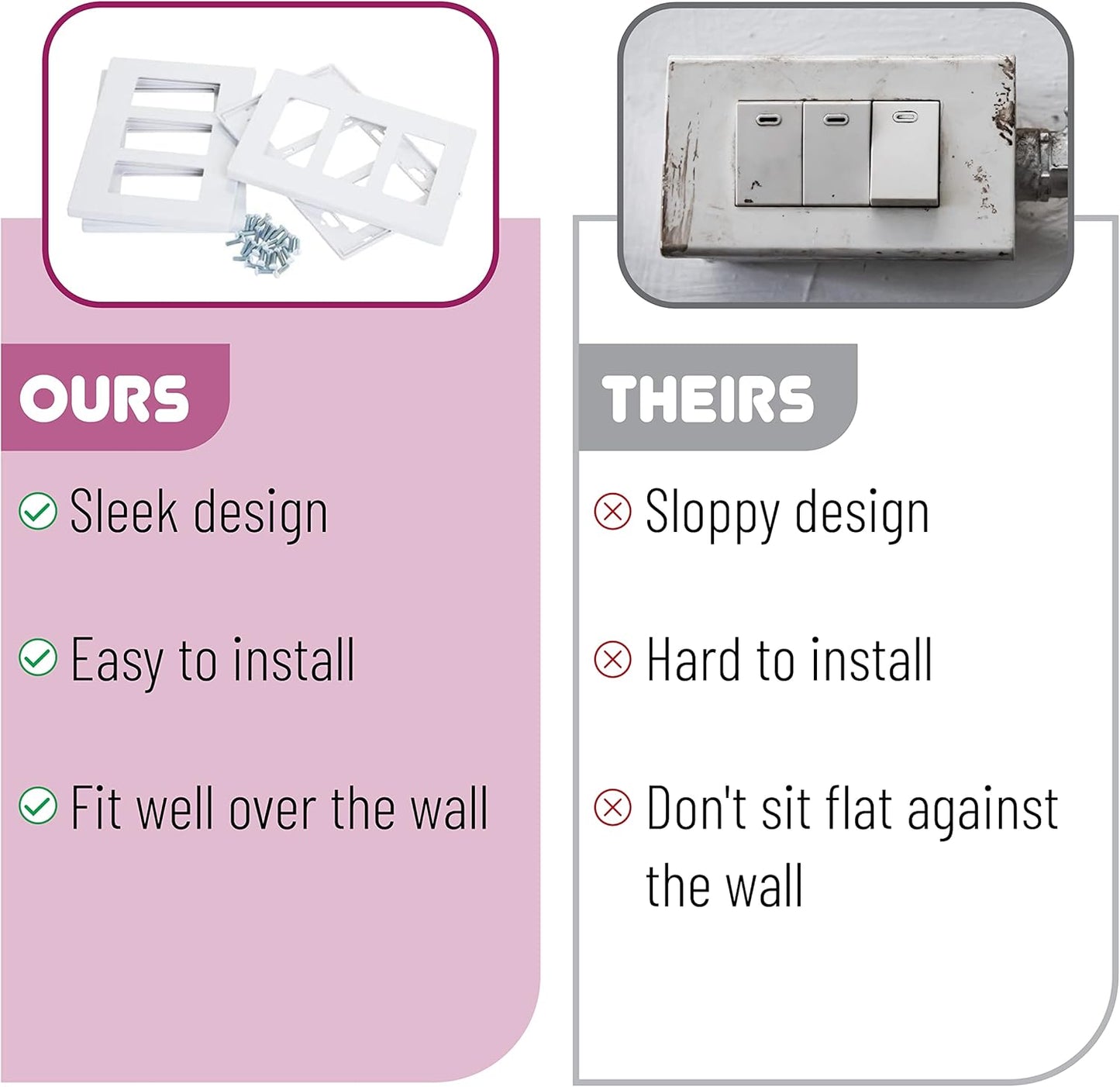 Bates Choice Bates- Outlet Covers and Decorator Wall Plates for Home Decor