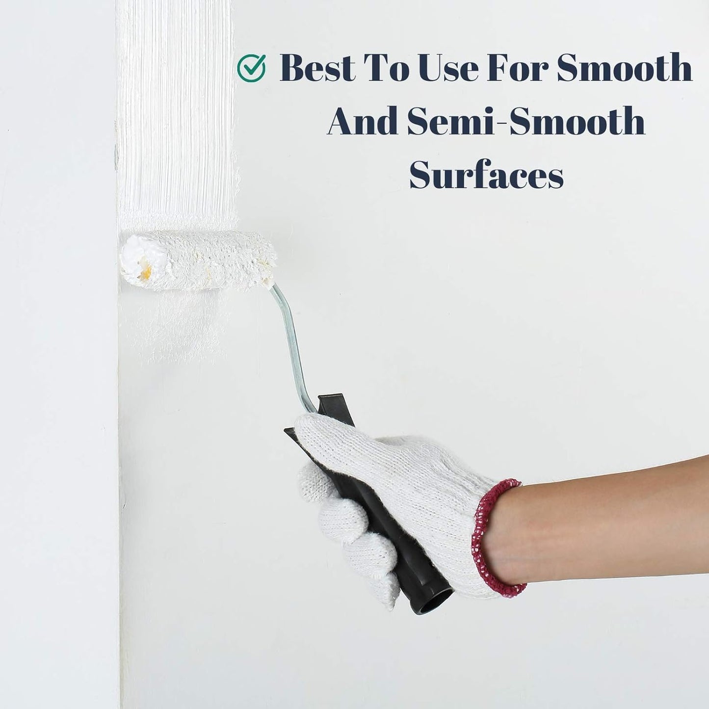 Bates Extension Pole with Paint Roller Attachment - Convenient Painting Tool for Hard-to-Reach Areas