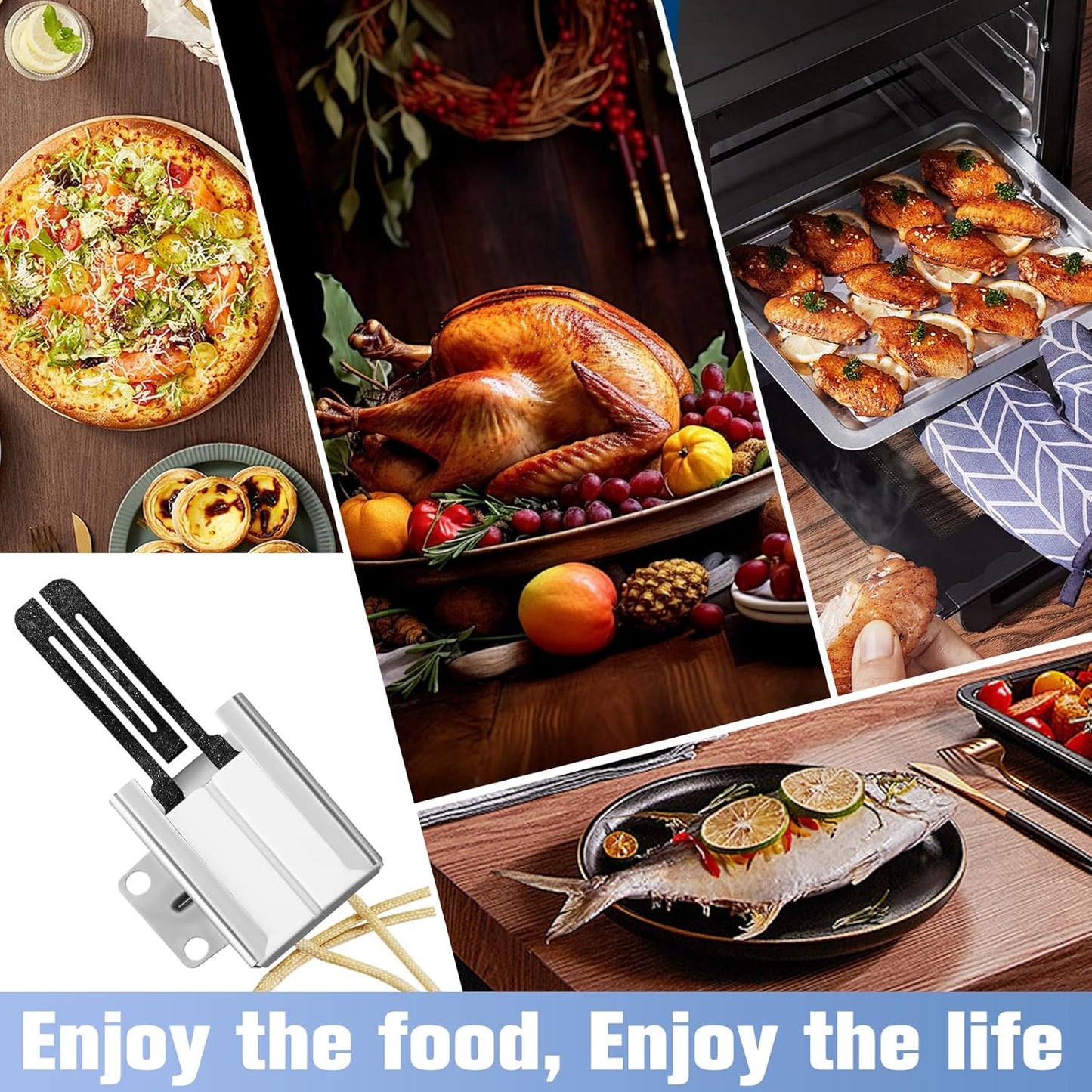 BOGDA Gas Range Oven Igniter Upgrade for L-G Ovens - Replaces MEE61841401 MEE63084901 - Fits LRG LSS LDG LSG LTG Models