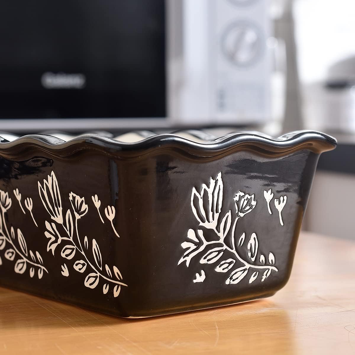 Ceramic and Porcelain Nonstick Bread Loaf Pans by Wisenvoy - Perfect for Baking