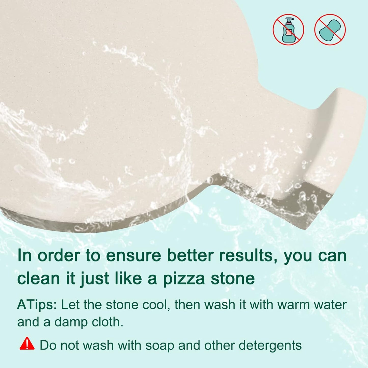 Ceramic Heat Deflector Plate Setter for Large Big Green Egg & 18" Kamado Grill - ConvEGGtor Accessories with Pizza Stone & Smoking Stone