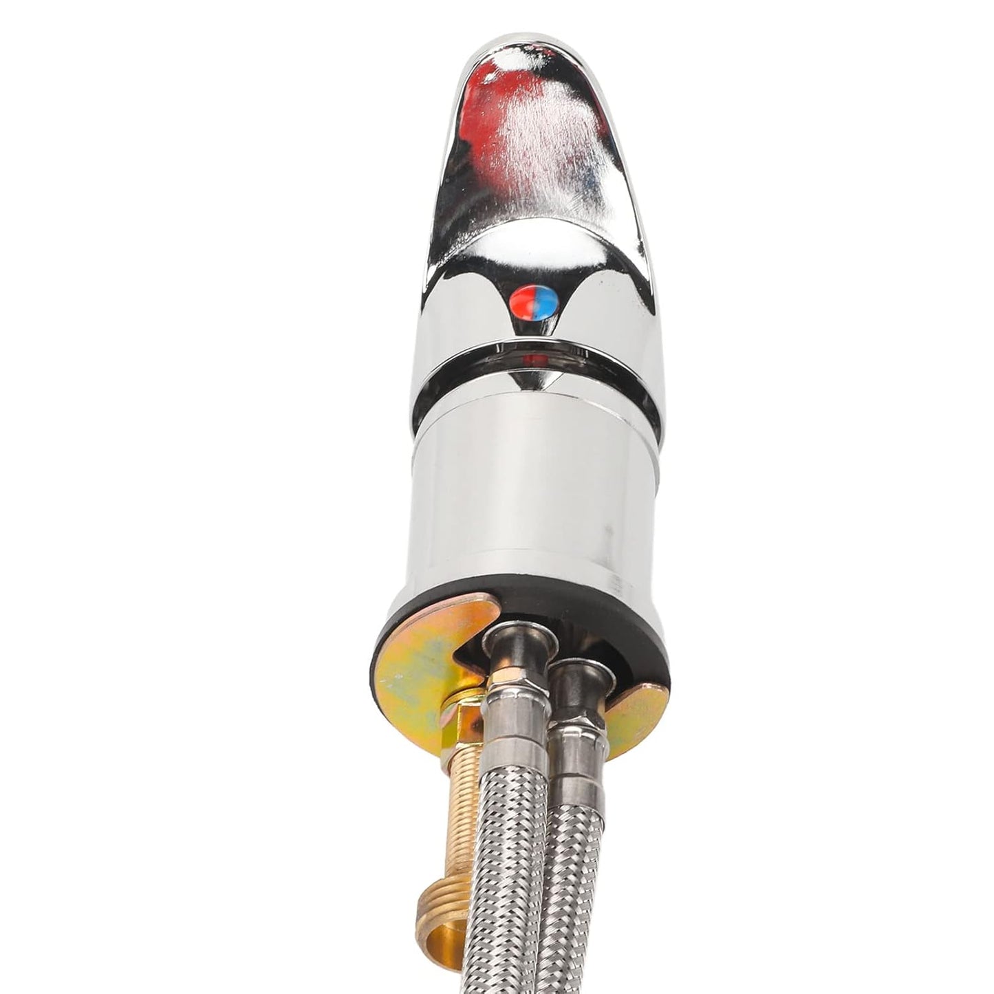 Ceramic Valve Shampoo Bowl Faucet and Sprayer Kit for Backwash Unit with 1.2m Hose - Hot Cold Water Sealing System