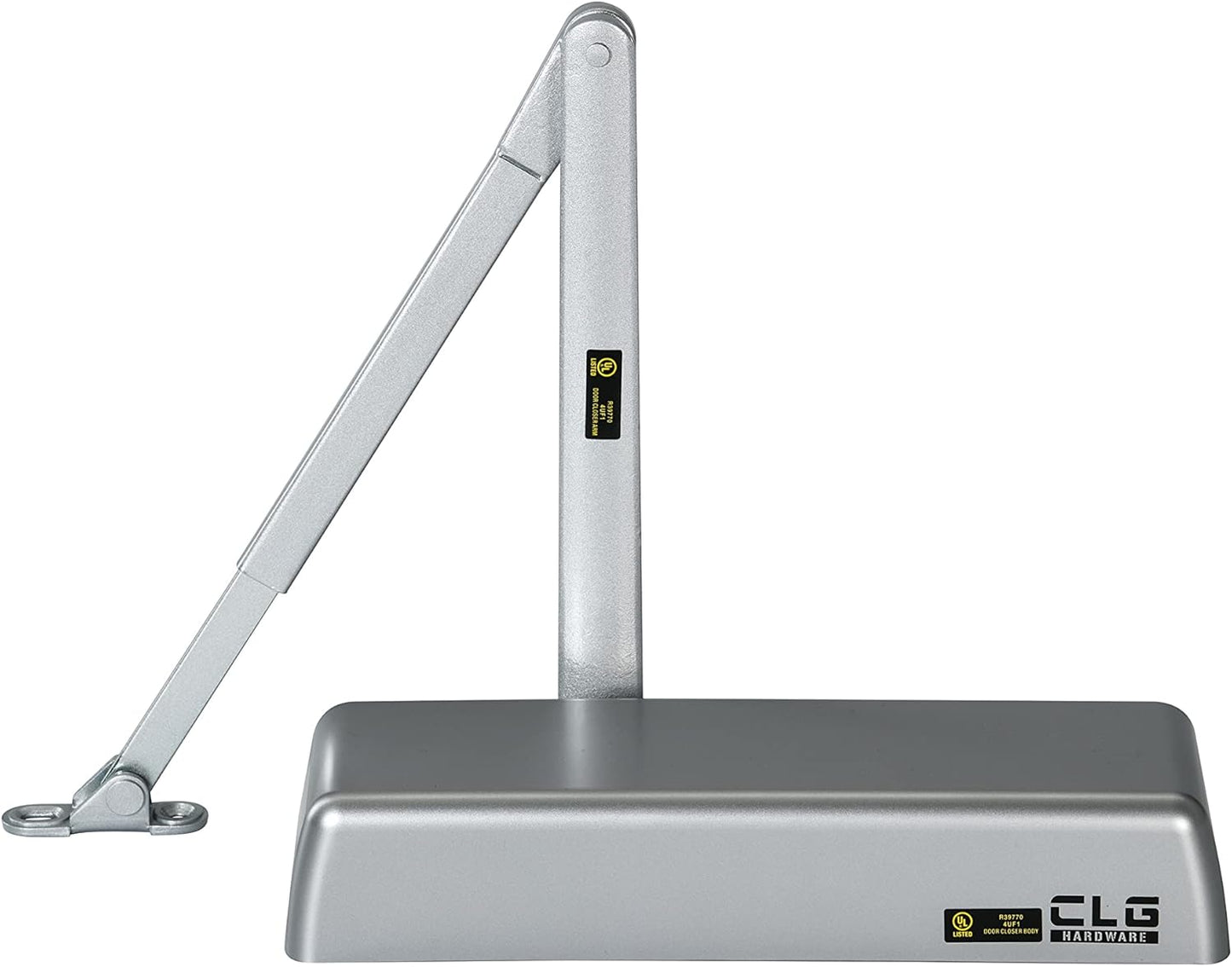 CLG HARDWARE DC9016 Extra Heavy Duty Commercial Door Closer - Size 1-6, Aluminum Surface-Mounted Auto Closer for Heavy Traffic Areas - WildKart