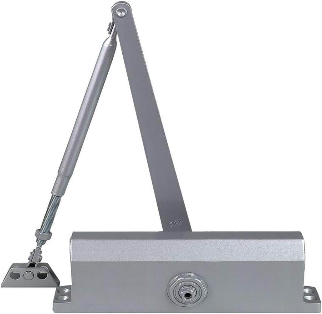 Commercial Grade Door Closer with Size 3 Spring in Sprayed Aluminum by Dynasty Hardware - WildKart