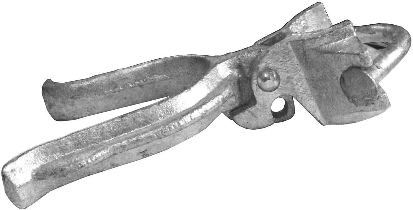 Commercial Heavy Duty Galvanized Chain Link Fence Gate Fork Latch with Hole for Padlock - Malleable - 1-3/8" x 1-7/8 - WildKart