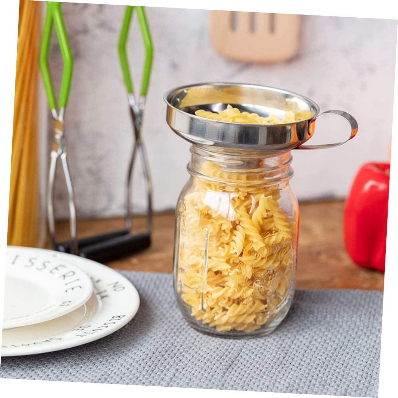 Complete Canning Supplies Set with Safe Lifter, Non-Slip Funnel, and Brush for Home Canning