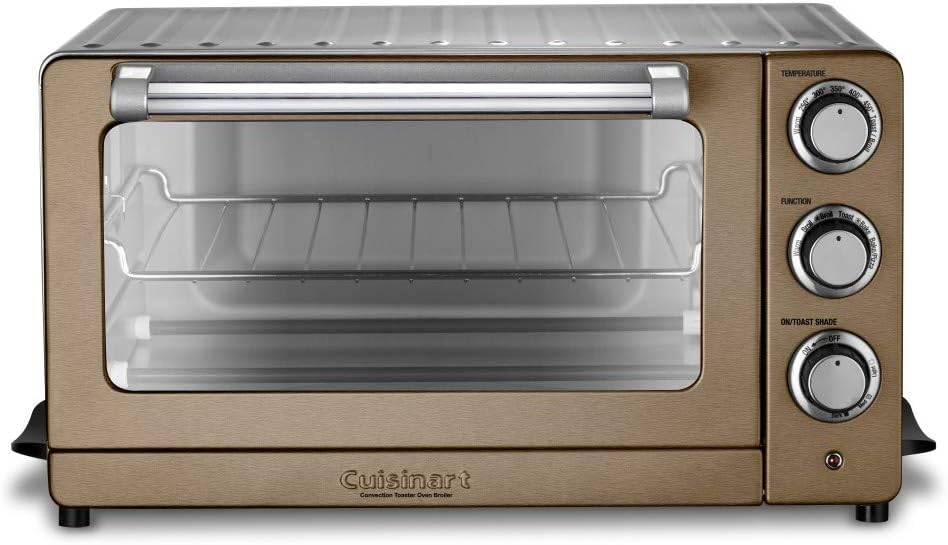 Cuisinart TOB-60N1CS Convection Toaster Oven Broiler in Copper Stainless Steel, 19.1" x 15.5" x 9.8