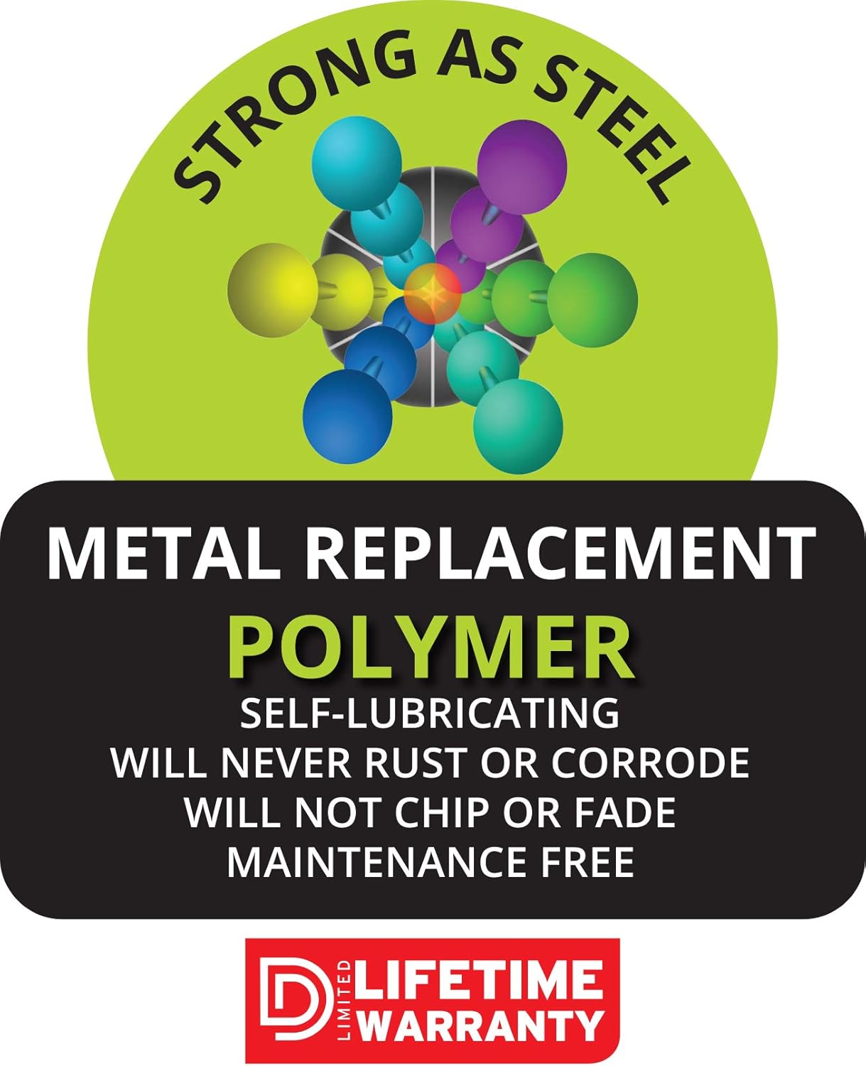 D&D Technologies TL01 T-Latch Gate Latch for Square Metal, Wood, Vinyl Gates - Padlock Compatible