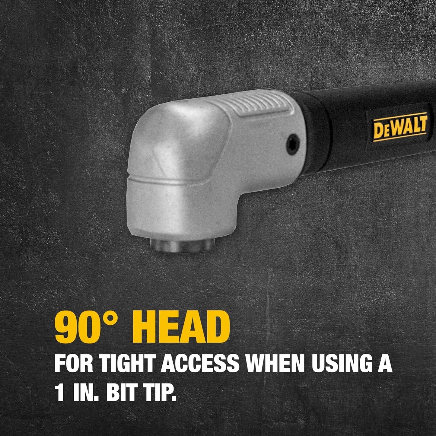 DEWALT DWARA120 Impact Ready Right Angle Attachment for Impact Driver - 1.5