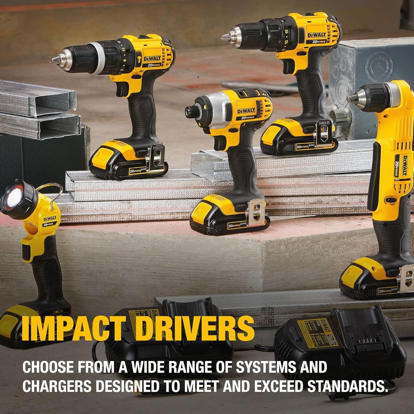 DEWALT DWARA120 Impact Ready Right Angle Attachment for Impact Driver - 1.5