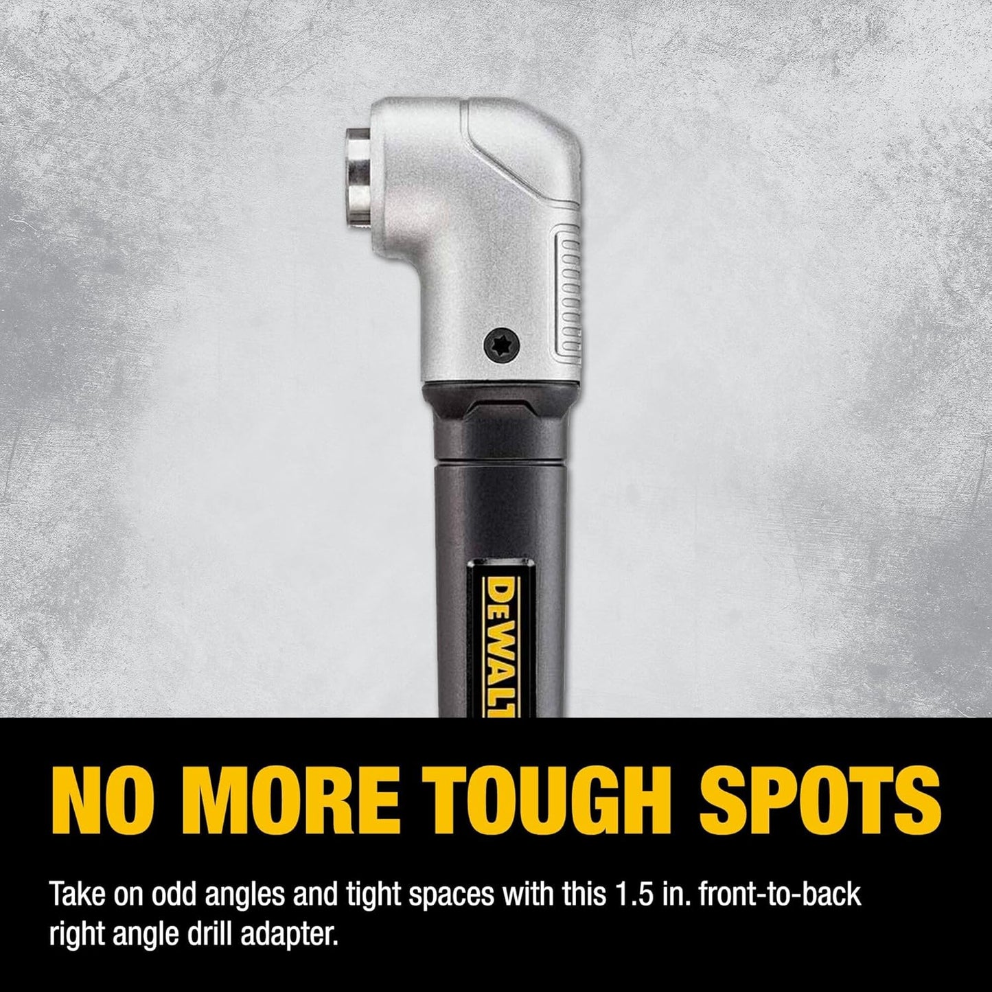 DEWALT DWARA120 Impact Ready Right Angle Attachment for Impact Driver - 1.5