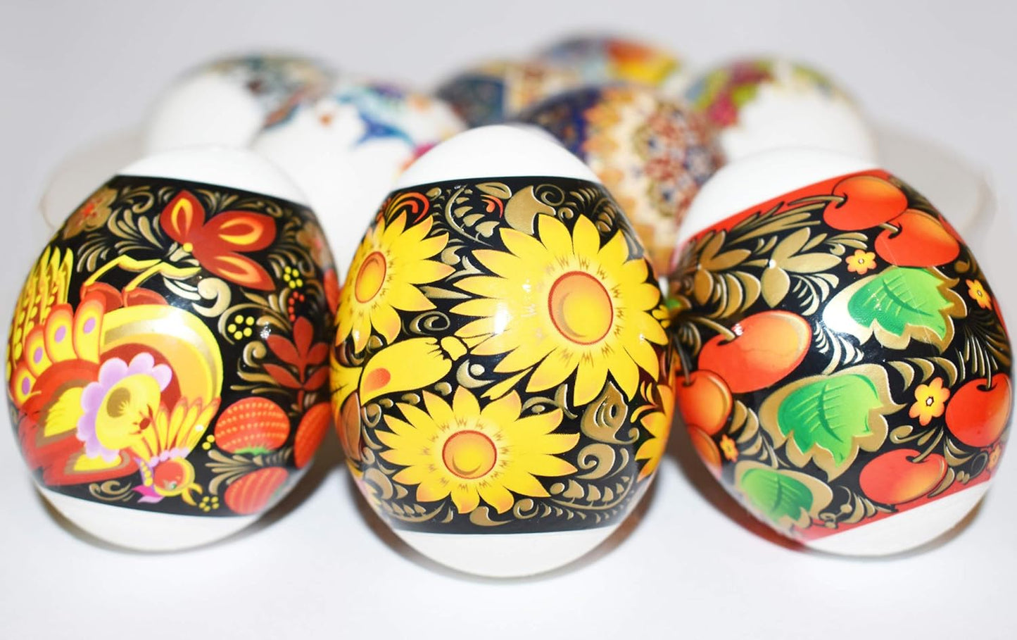 Diximus LOT 3 Thermo Heat Shrink Sleeves - Easter Egg Decorating Kit with Ukrainian Pysanky Supplies for 21 Eggs