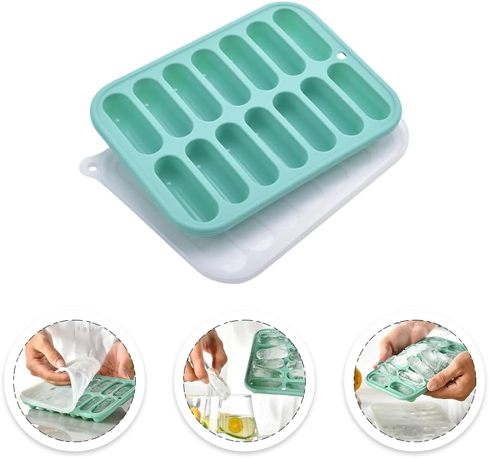 DOITOOL 12-Cavity Silicone Sausage Mold - Non-Stick Flexible Hotdog Maker for Baking, Cooking, and Steaming - Homemade Sausages