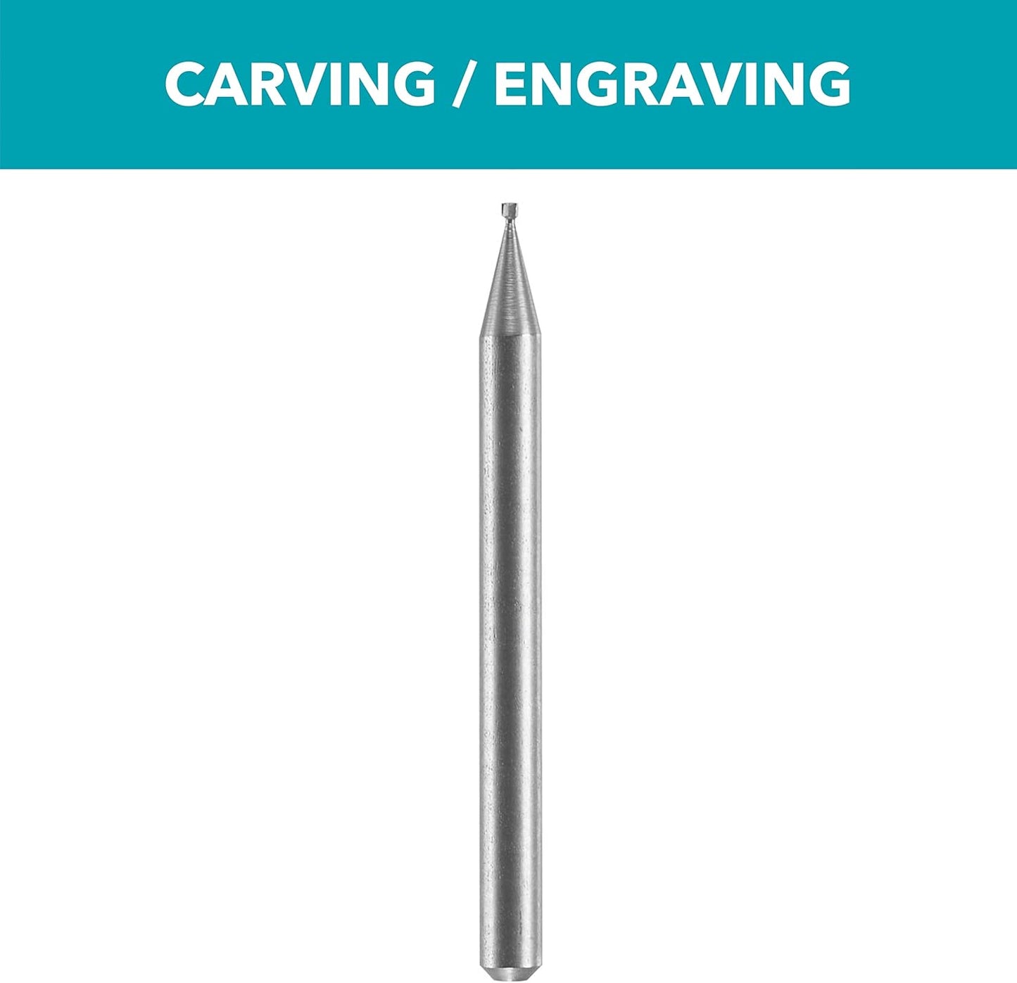 Dremel 108 Engraving Bit for Wood, Plastic, Linoleum, Soft Metals - Rotary Tool Accessory