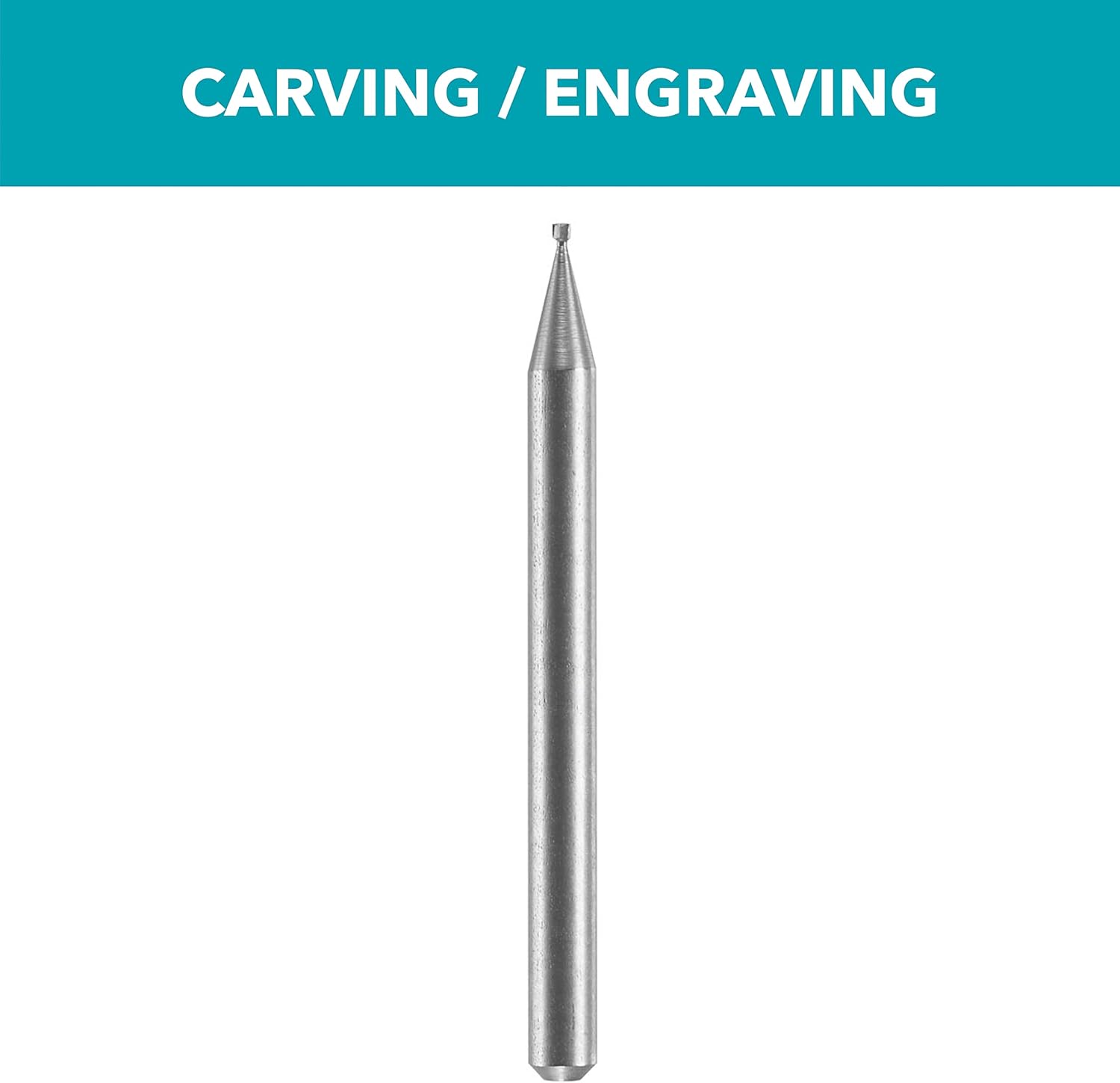 Dremel 108 Engraving Bit for Wood, Plastic, Linoleum, Soft Metals - Rotary Tool Accessory