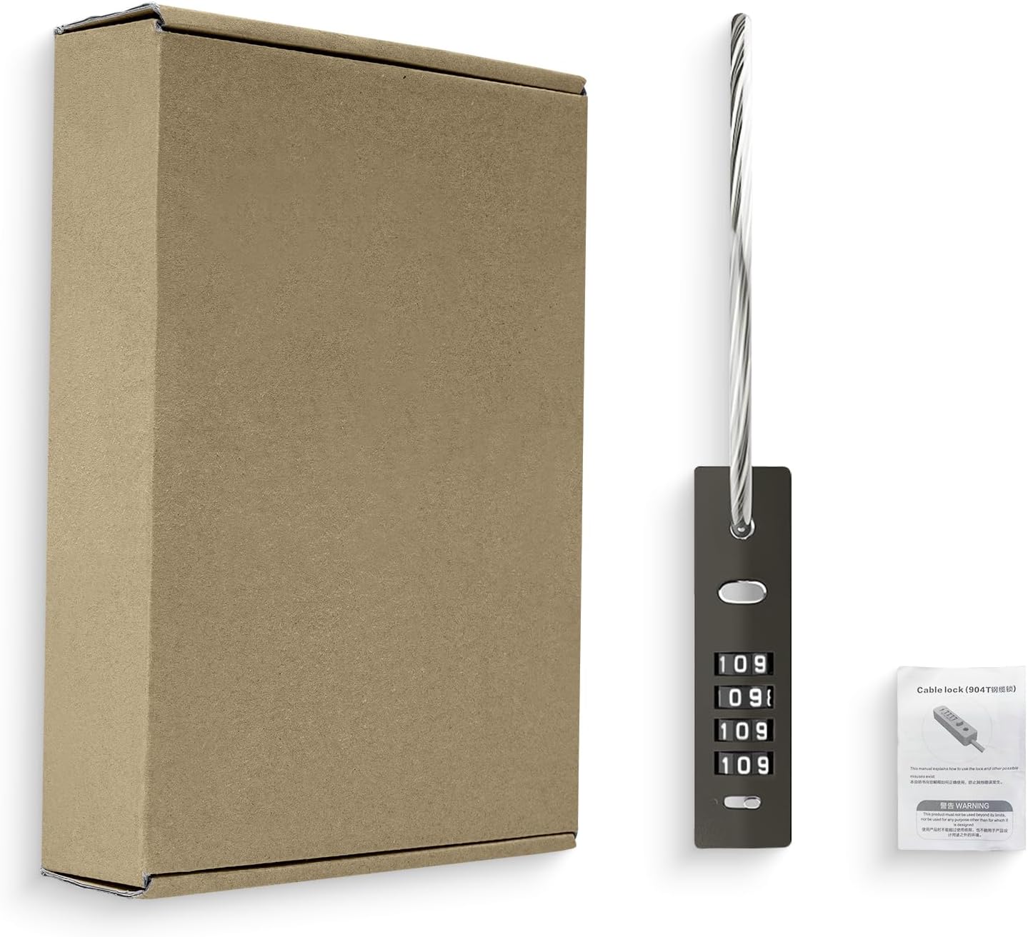 Durable Outdoor Gate Locks for Fences, Lockers, Bikes - Combination & Cable Chain Options