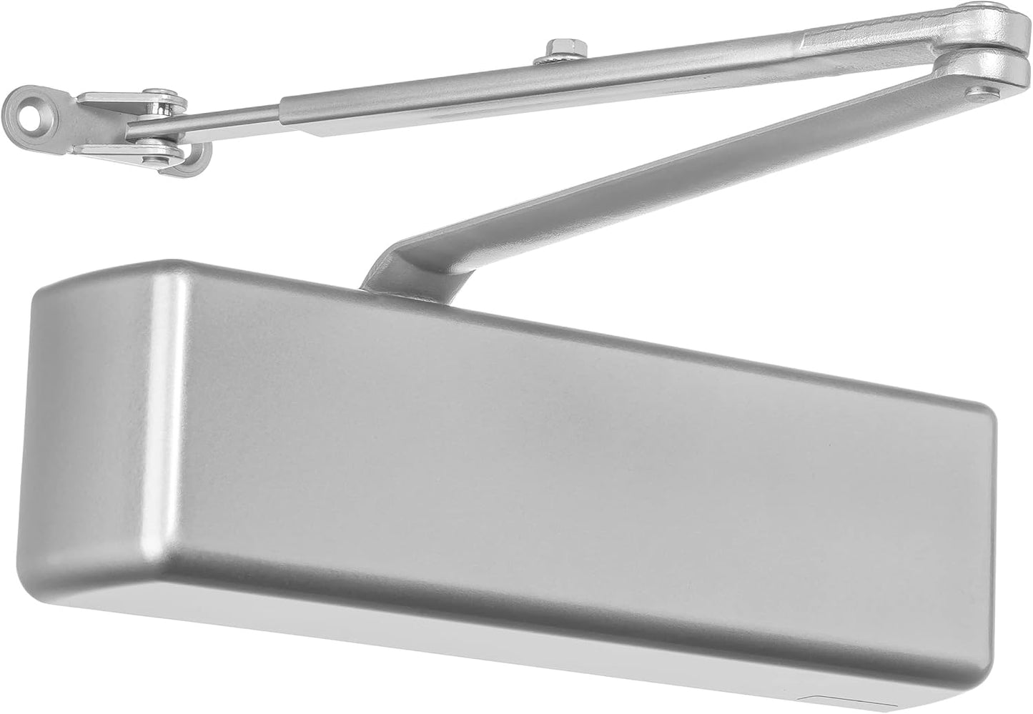 Dynasty Hardware Door Closer Heavy Duty Commercial Grade Hydraulic Adjustable Spring Door Closer Series 4401 Meets ADA Sprayed Aluminum Finish - WildKart