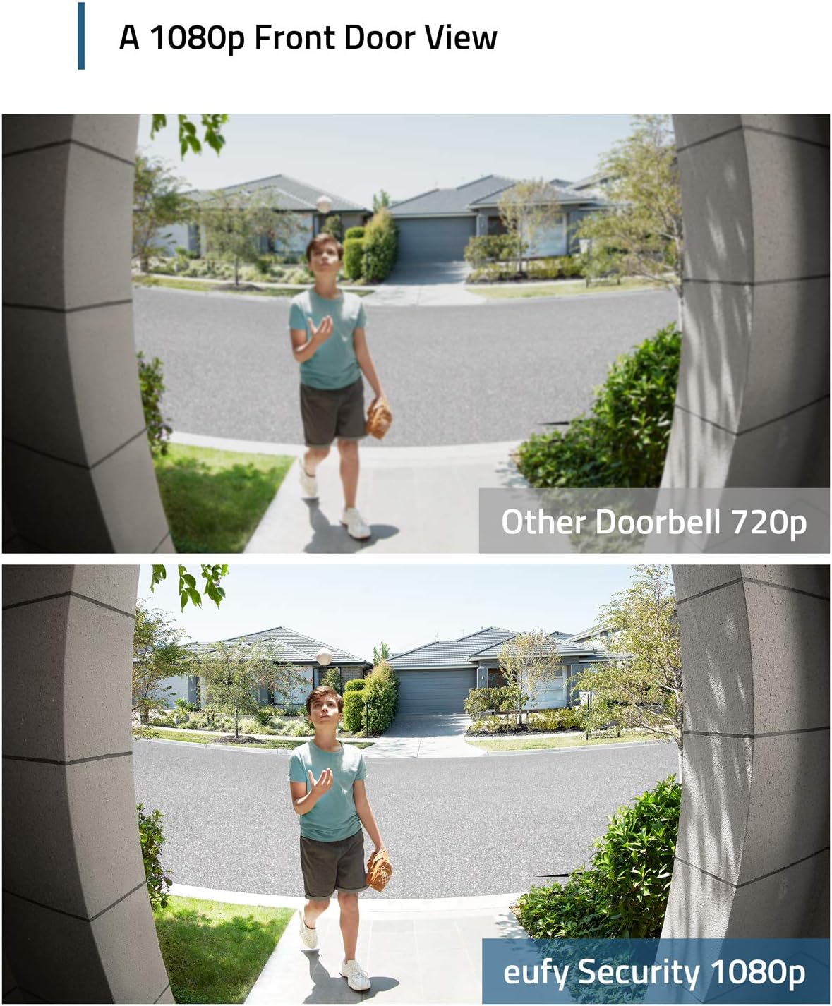 eufy Security Battery Video Doorbell C210 Kit with Smart Lock C220 - Home Security Bundle