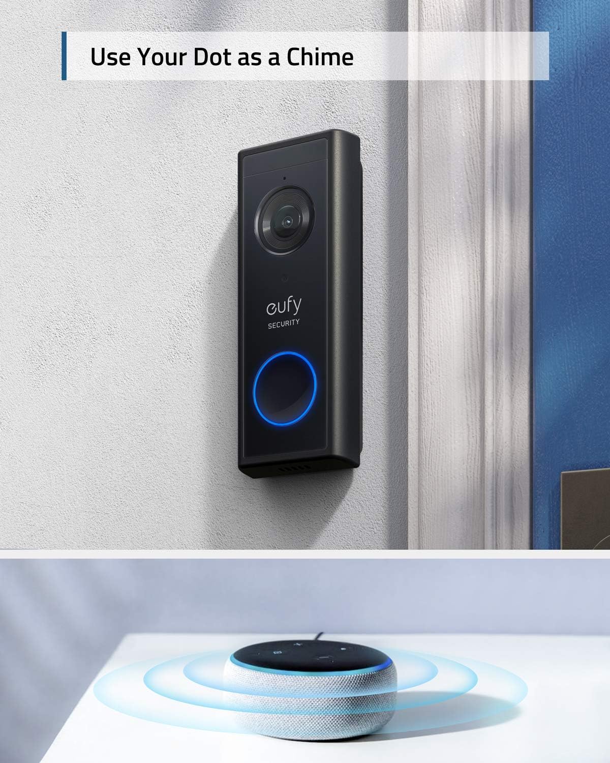 eufy Security Battery Video Doorbell C210 Kit with Smart Lock C220 - Home Security Bundle